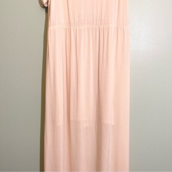 Forever 21 Women's Pink Strappy Maxi Dress Size Large - Picture 5 of 16